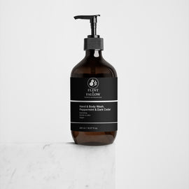 Hand & Body Wash, Peppermint & Dark Cedar