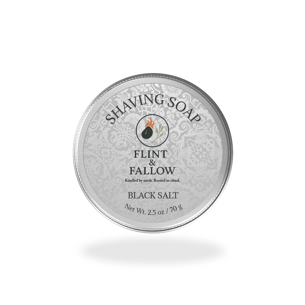 Black Salt Shaving Soap